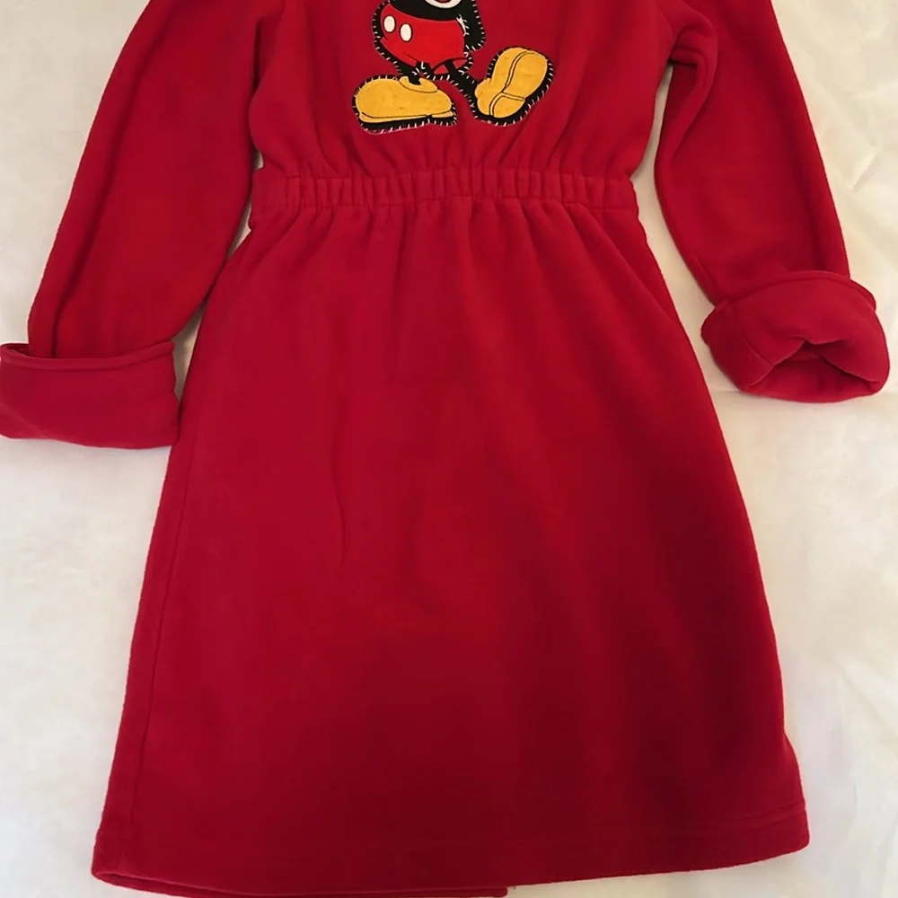 Disney Mickey Mouse boys size S red robe with Mickey on the back. - Picture 5 of 5